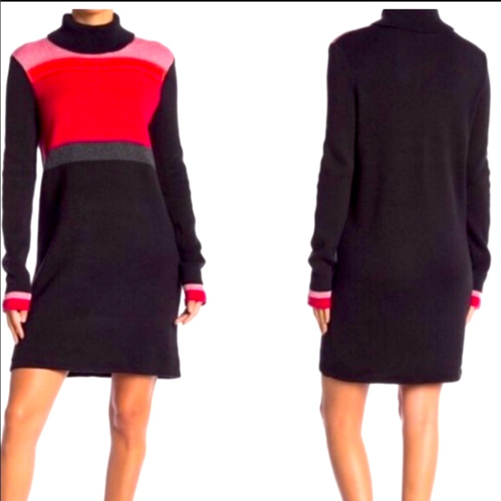 Free People NWT Sweater Dress Turtle Neck  size L